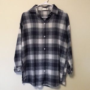 Oversized Plaid Shirt